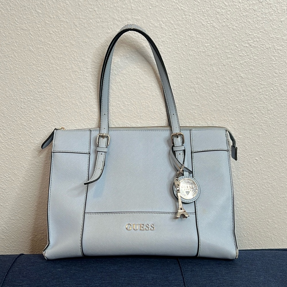 Baby Blue Guess Hang Bag Y2K